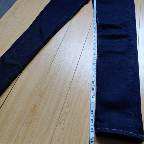 Levi's 721 High Rise Skinny Dark Wash Denim Jeans - Picture 7 of 8